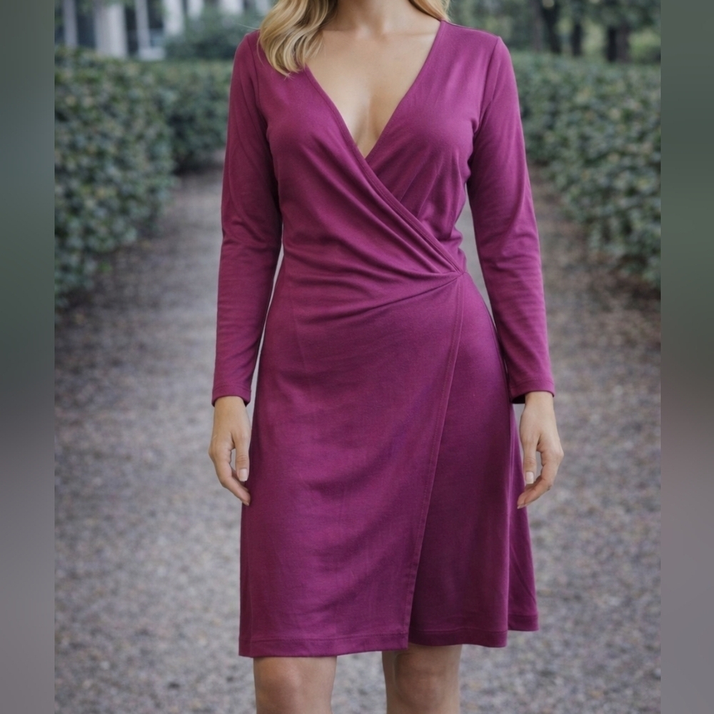 Women's Ann Taylor Magenta Dress Size 6